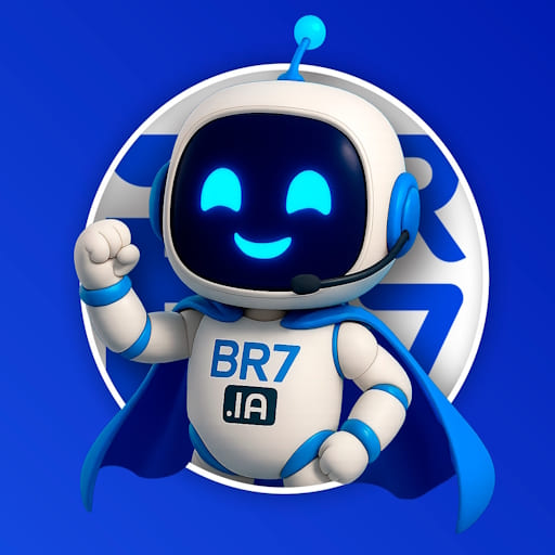 Mascote atendente BR7.ia